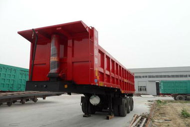 2014年5月 二手后翻定做全新半掛車廠家直銷，價(jià)格面議，二手包銷售